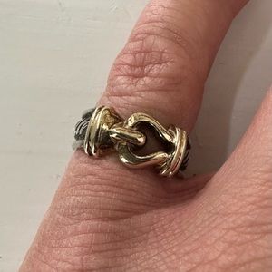 David Yurman cable buckle ring